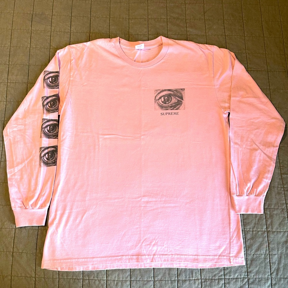 Supreme Long Sleeve pink Tee size XL